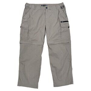 BC Clothing Tan Convertible Cargo Hiking Pants Size XXL